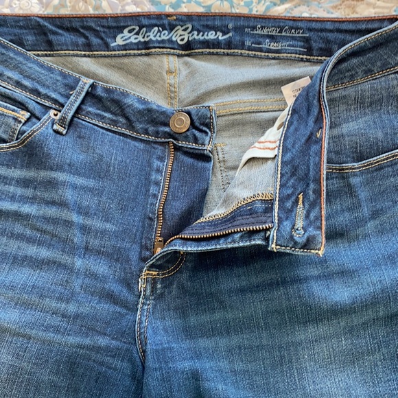 Eddie Bauer Petite Jean Shorts - Size 12P - Picture 5 of 12